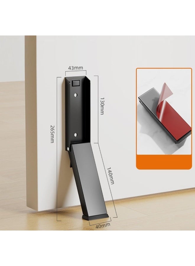 M MIAOYAN Foot-operated doorstops with anti-slip rubber tips and stainless steel construction can securely fix doors in indoor and outdoor environments. - Image 5