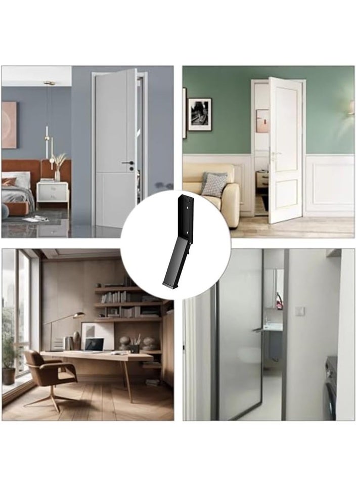 M MIAOYAN Foot-operated doorstops with anti-slip rubber tips and stainless steel construction can securely fix doors in indoor and outdoor environments. - Image 4