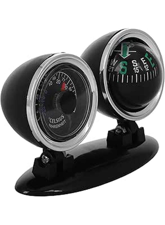 Automotive Car Compass Ball Precise Direction Dashboard Mirror For Vehicle Boat Outdoor Hike Marine Navigation - Image 1