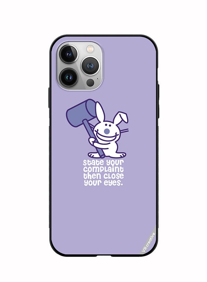 VR CREATIVE Protective Case Cover For Apple iPhone 12 Pro Max State Your Complaint Design Multicolour - Image 1