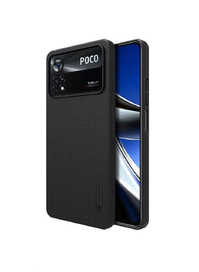 Nillkin Super Frosted Shield Hard Back Case Cover For Xiaomi Poco X4 Pro 5G Black - Image 1