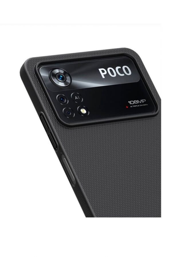 Nillkin Super Frosted Shield Hard Back Case Cover For Xiaomi Poco X4 Pro 5G Black - Image 3
