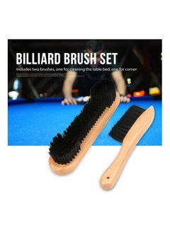 Y&D 2 Pcs Billiards Pool Table Rail Brush Set,Pool Brush, Snooker Set, Felt, Tables Felt Cleaner Accessories  - Image 3