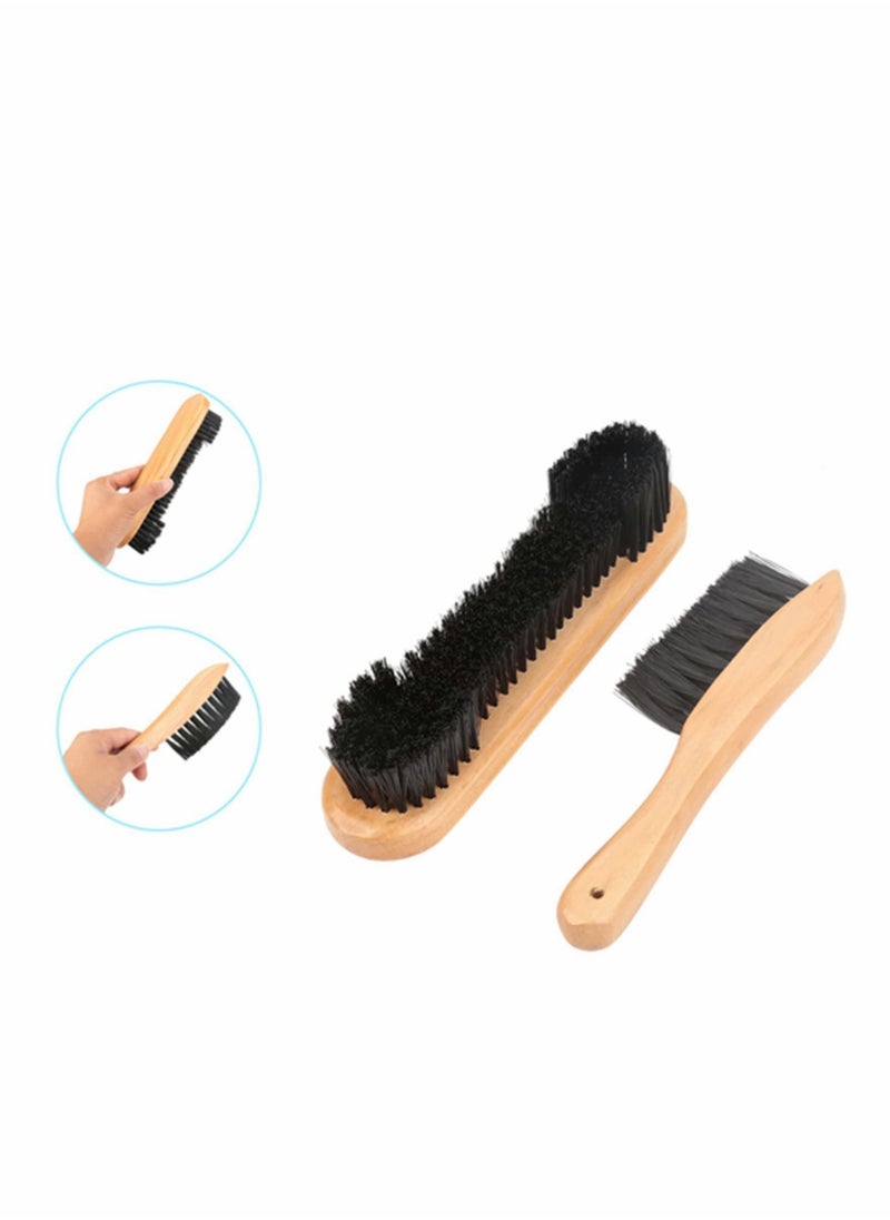 Y&D - 2 Pcs Billiards Pool Table Rail Brush Set,Pool Brush, Snooker Set, Felt, Tables Felt Cleaner Accessories - Image 1
