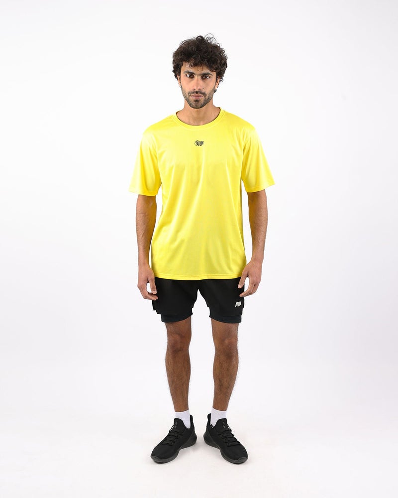 أتوم تيشيرت رياضي رجالي Atum Prime Fit أصفر - Image 5
