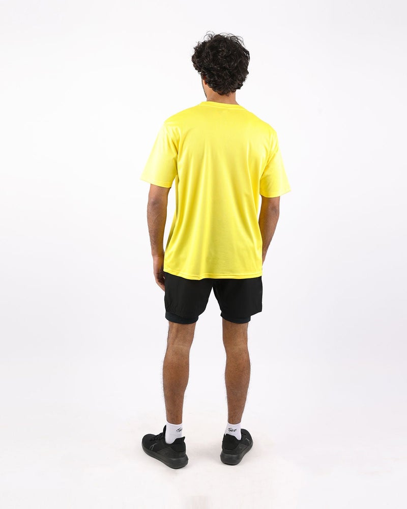 أتوم تيشيرت رياضي رجالي Atum Prime Fit أصفر - Image 3