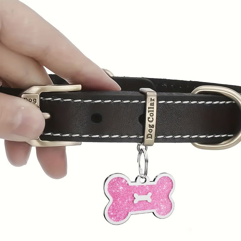 Personalized Pink Pet ID Pendant Tag Custom Dog Name Tag Engraved Cat Tag Collar Accessory - Image 5