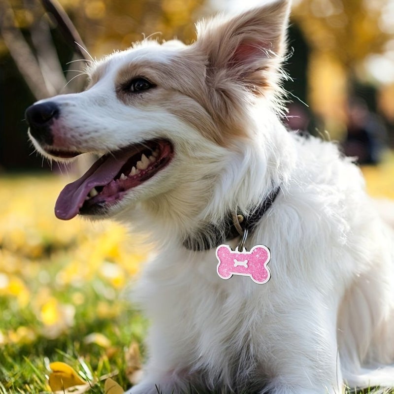 Personalized Pink Pet ID Pendant Tag Custom Dog Name Tag Engraved Cat Tag Collar Accessory - Image 3
