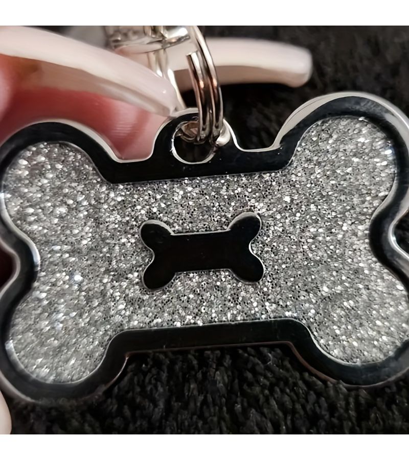 Personalized Pink Pet ID Pendant Tag Custom Dog Name Tag Engraved Cat Tag Collar Accessory - Image 2