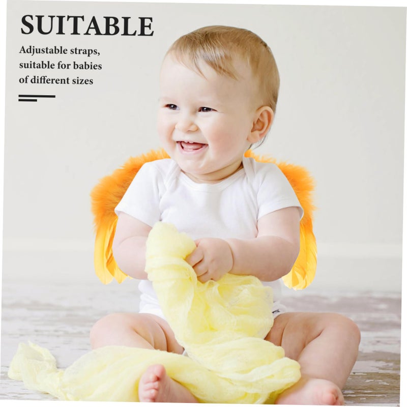 Newborn Baby Photography Wing Prop Soft Costume Gentle Material Growth Stages - Image 5
