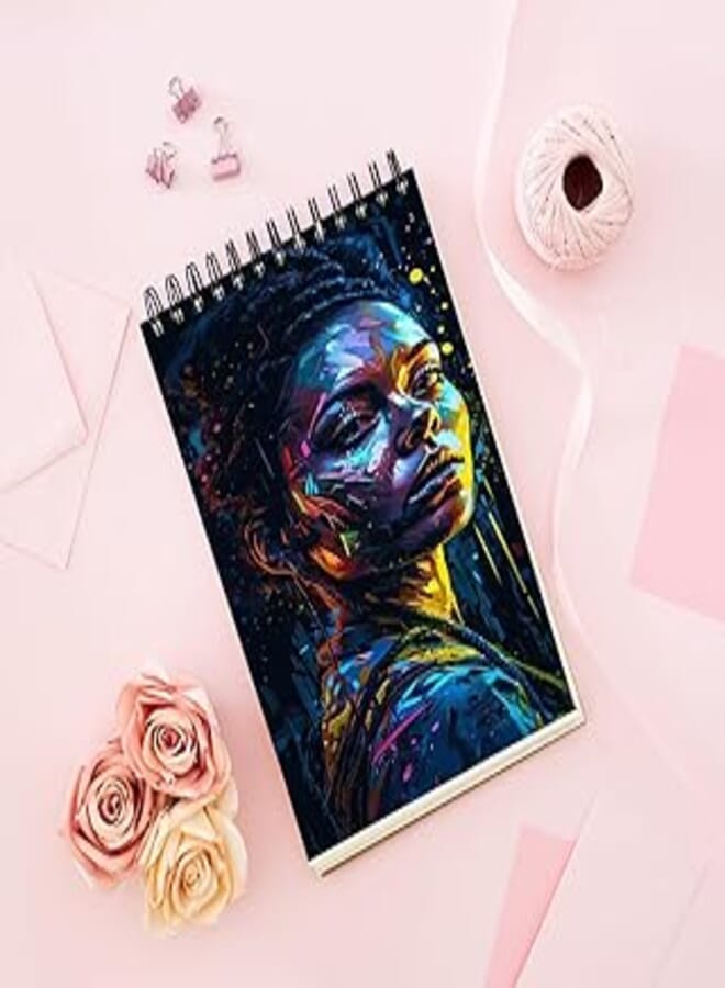 Notebook With Trendy design - African american woman