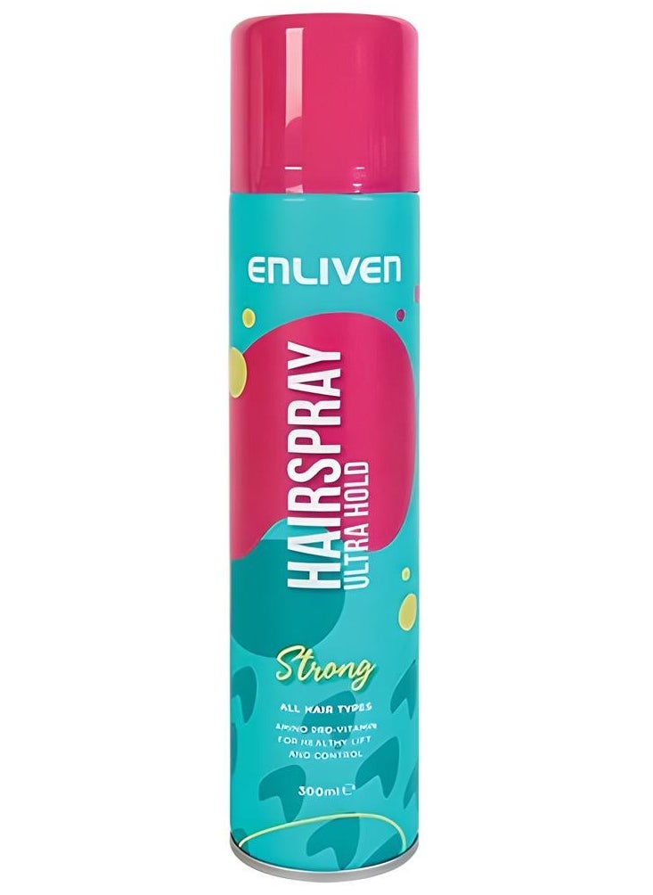 ENLIVEN Hair Spray Ultra Hold 300ml  - Image 1