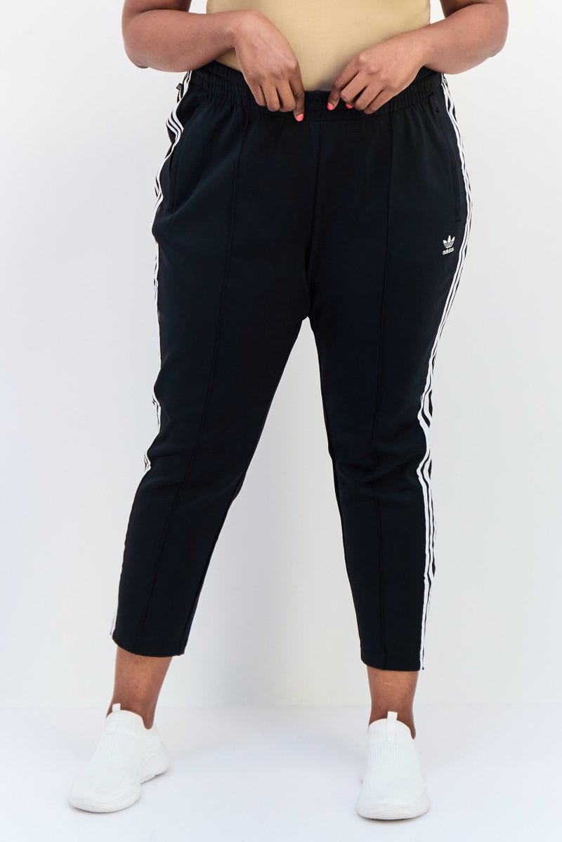 adidas Originals Women Plus Size Outdoor Sweatpants, Black  - Image 1