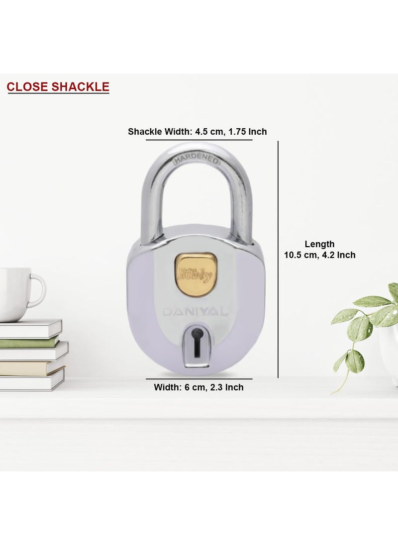 AUTHENTIC AK - BEBLY Industries DANIYAL 68 MM Padlock with 3 Keys - Image 1