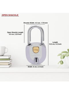 AUTHENTIC AK BEBLY Industries DANIYAL 68 MM Padlock with 3 Keys  - Image 3