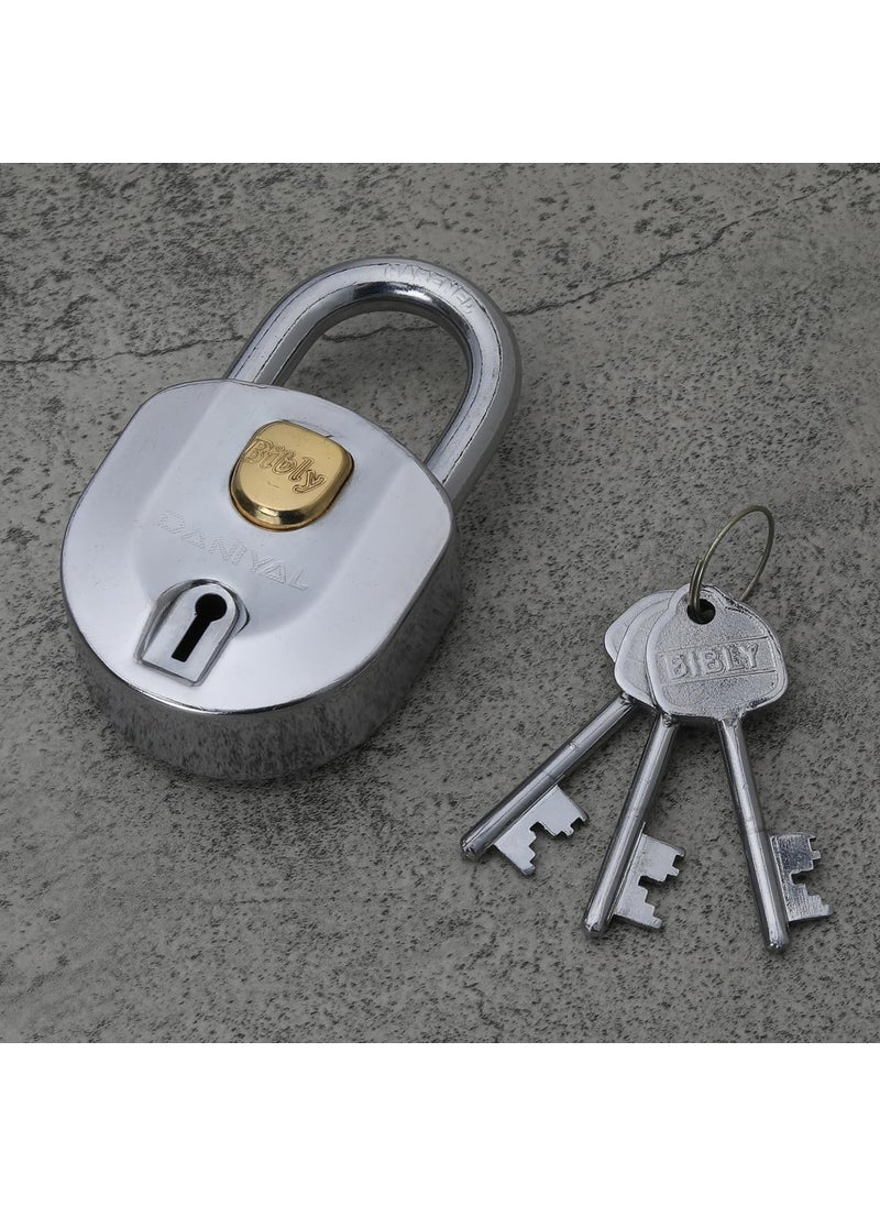 AUTHENTIC AK - BEBLY Industries DANIYAL 68 MM Padlock with 3 Keys - Image 1