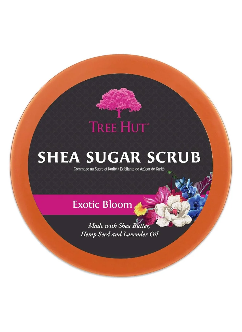 Tree Hut Exotic Bloom Shea Sugar Exfoliating & Hydrating Scrub 510 Gm