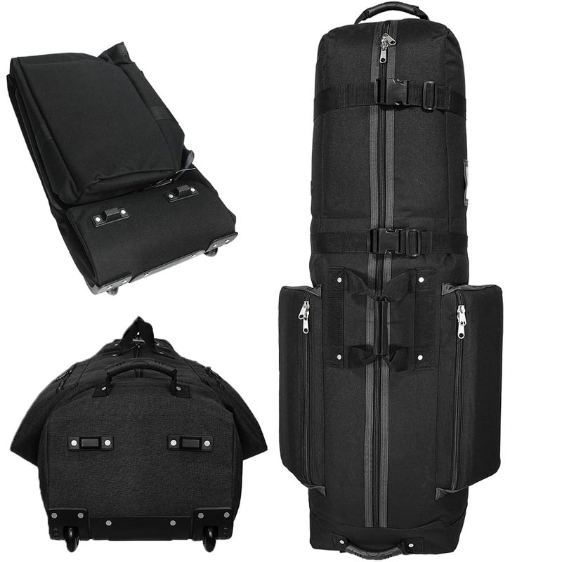 CaddyDaddy Golf Constrictor 2 Travel Cover (Black/Grey) - Image 1
