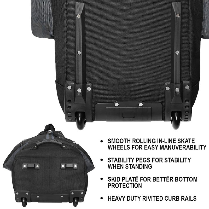 CaddyDaddy Golf Constrictor 2 Travel Cover (Black/Grey) - Image 5