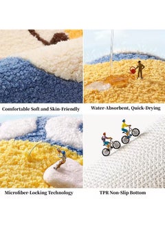 Non-Slip Bath Mat, Bathroom Floor Mat Super Soft and Water Absorbent, Machine Washable Microfiber Bathroom Rug for Bathroom, Shower, Bedroom, Kitchen, Doorway - pzsku/Z600B0BC2A720AE68B9BBZ/45/_/1740715497/dd05e9ef-2ae4-42a0-a738-b7012218e530