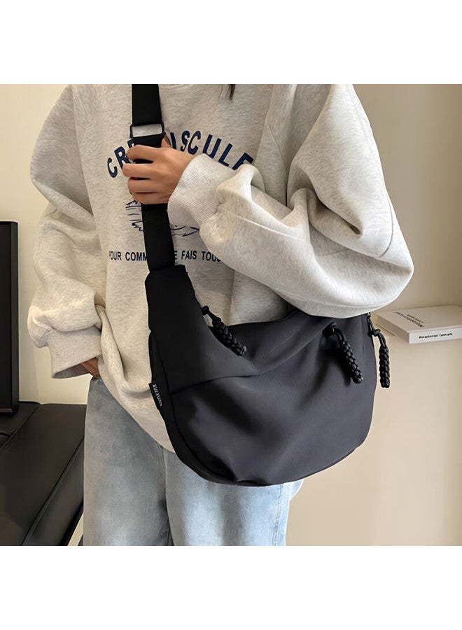 Right Away Women's Crossbody Dumpling Bag Large Capacity Shoulder Bag Casual Work Commuter Backpack For Women - Image 4