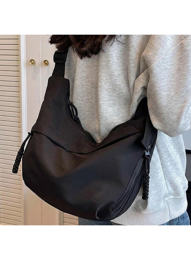 Right Away Women's Crossbody Dumpling Bag Large Capacity Shoulder Bag Casual Work Commuter Backpack For Women - Image 1