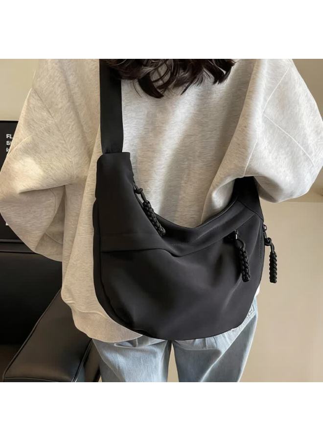 Right Away Women's Crossbody Dumpling Bag Large Capacity Shoulder Bag Casual Work Commuter Backpack For Women - Image 5