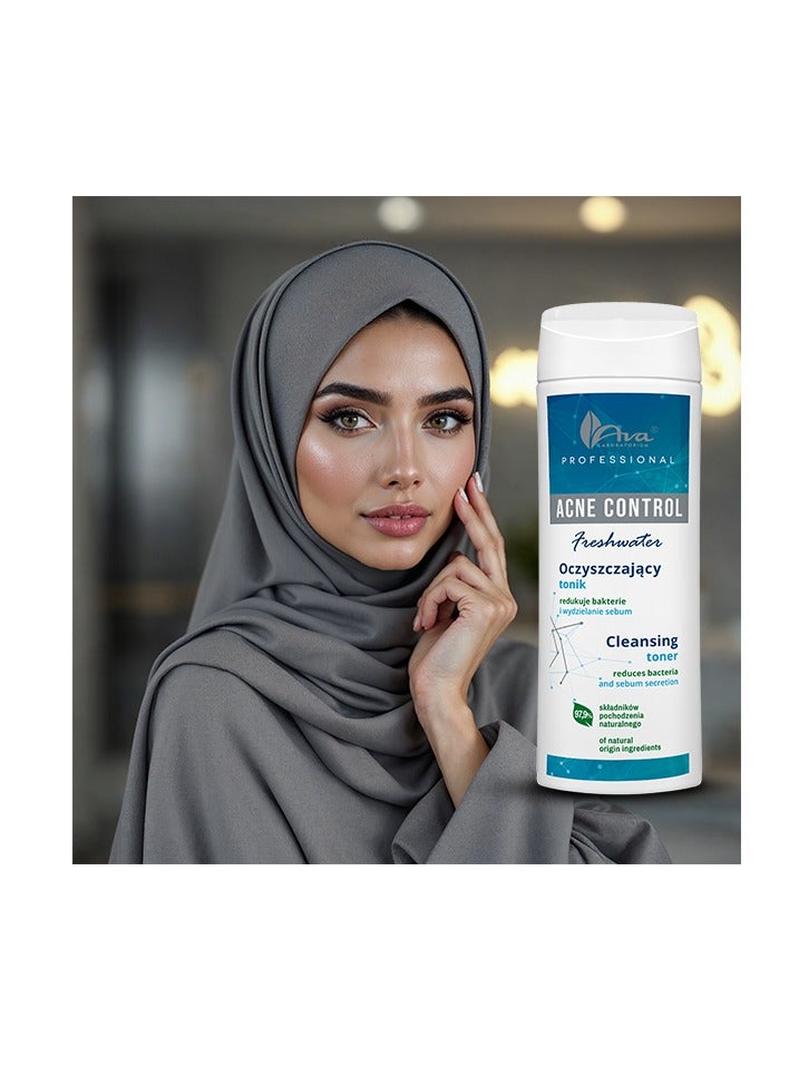 AVA Acne control Professional- Cleansing toner for young skin with imperfections 250 ml - Image 2