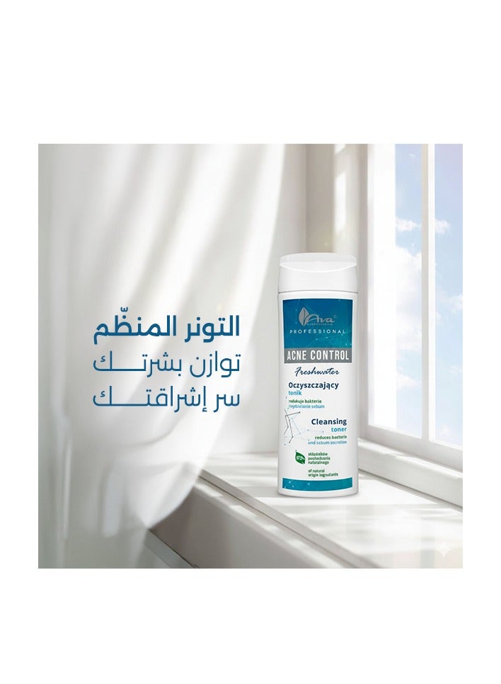 AVA Acne control Professional- Cleansing toner for young skin with imperfections 250 ml - Image 4