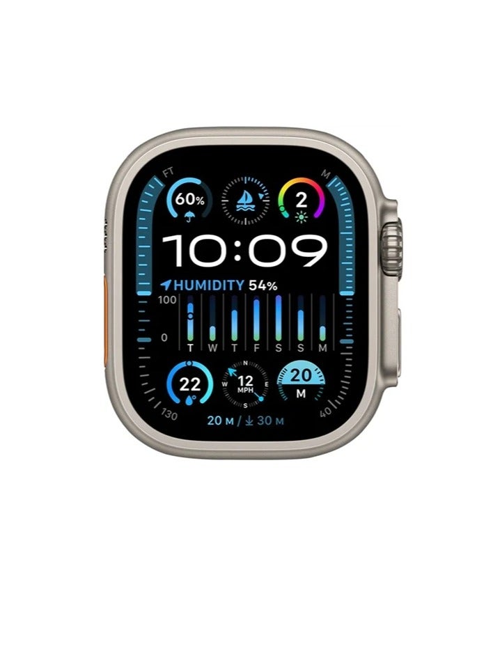 adhomax New T900 Ultra 2 smart watch Elegant Design 2.2" NFC, infinite display, Fitness Tracker, Heart Rate, Bluetooth, Wireless Charging, works with IOS and android, for men and women - Image 2