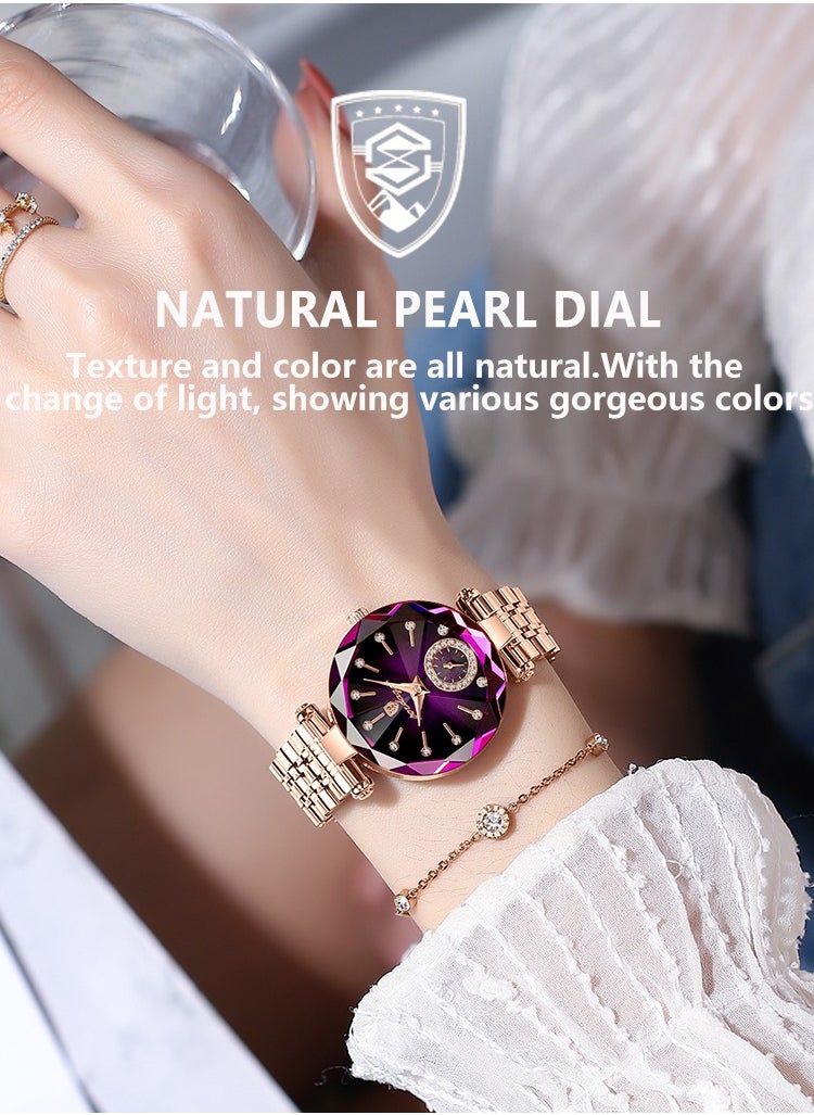 POEDAGAR - Women's Waterproof Luminous Quartz Classic Wrist Watch - Image 1