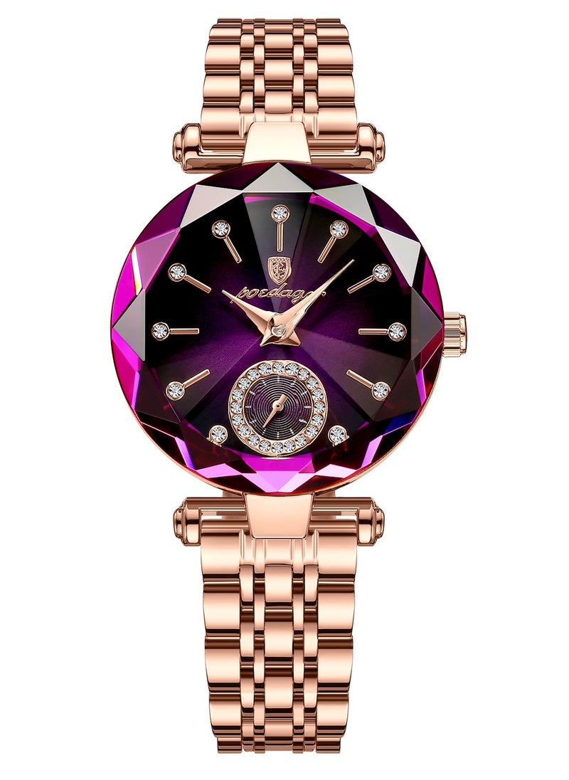 POEDAGAR - Women's Waterproof Luminous Quartz Classic Wrist Watch - Image 1