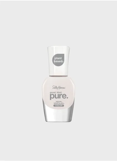 Sally Hansen Good.Kind.Pure. Nail Polish, White Tea, 10ml - 0.34 fl oz