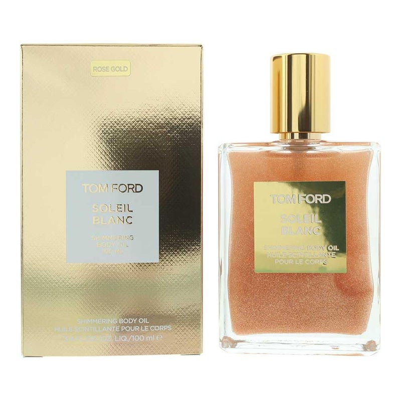 Tom Ford Soleil Blanc Rose Gold Shimmering Body Oil for Unisex 34 Ounce