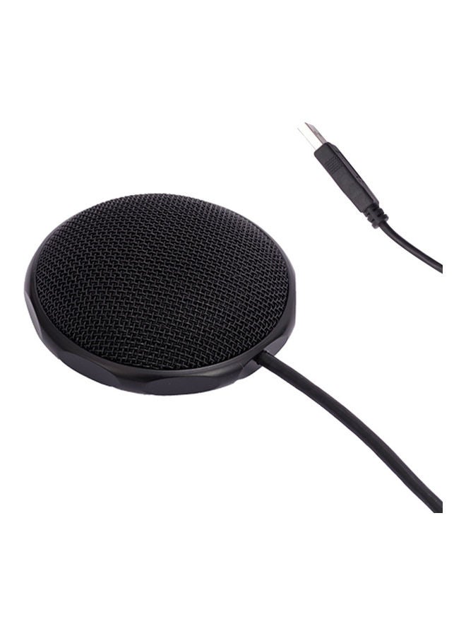 360° Omnidirectional Condenser PC Microphone Black - Image 1