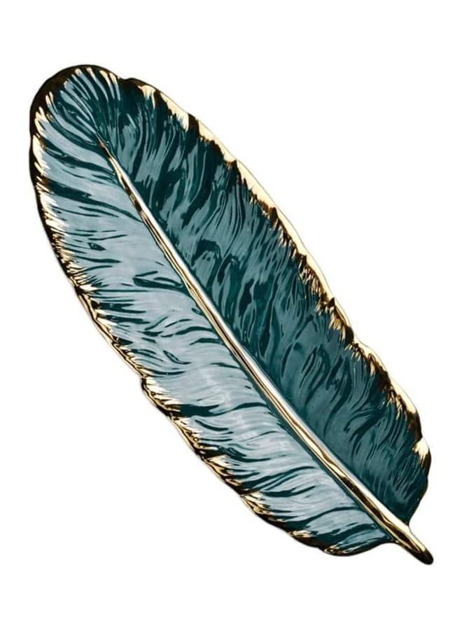 S-TOP Feather Wings Dish Diy Crystal Resin Epoxy Feather Wings Plate Dish Decoration Desktop Storage Mirror Silicone Mold - Image 2