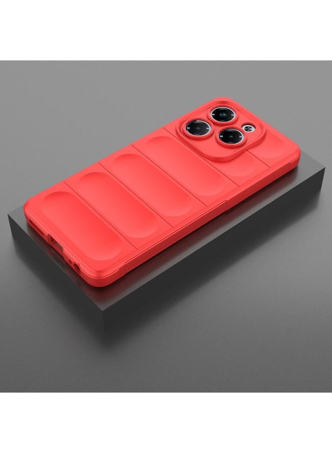 Zaboon Case For Infinix Note 40X 5G Global Magic Shield TPU + Flannel Phone Case - Image 2