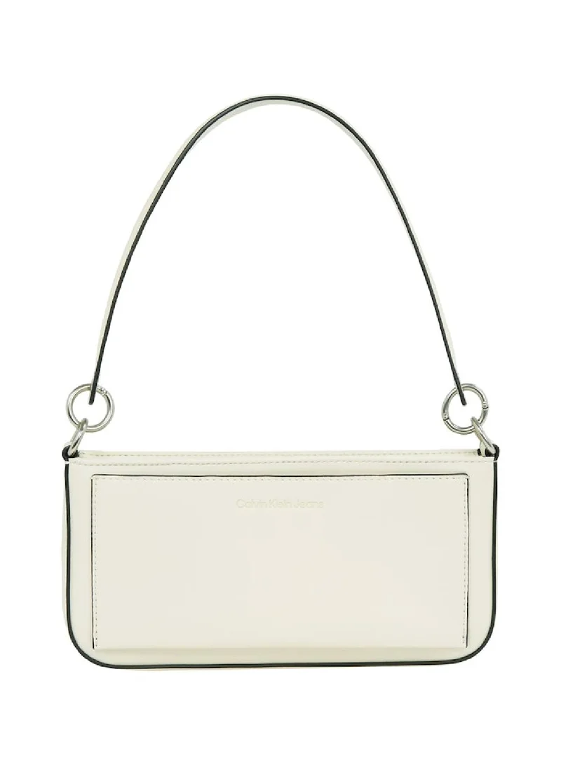 Calvin Klein Jeans Women's Shoulder Bag, White - faux leather