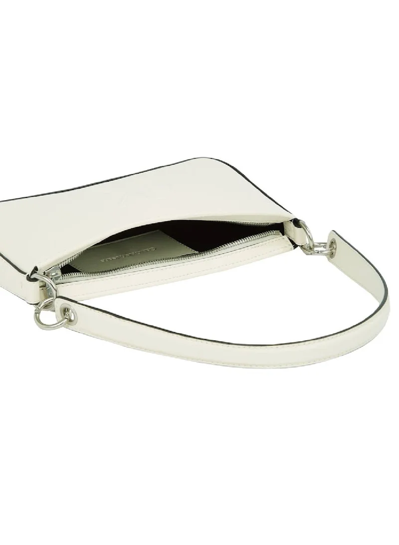 Calvin Klein Jeans Women's Shoulder Bag, White - faux leather