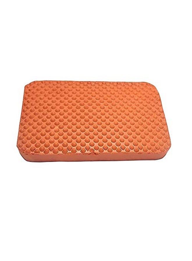 SEPARATE WAY Generic 100% Natural Terracotta Square Foot Scrubber Set of 2. - Image 2