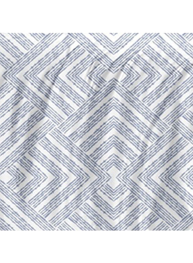 فيفوريت فيفرت طقم لحاف رمادي نقشة بألوان متعددة كينج نفرين طقم 6 قطع - Image 5