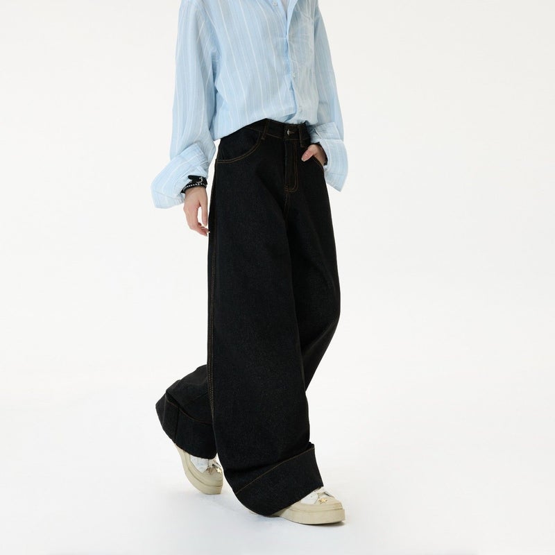 Vintage Classic European-American Design Daily Commute Jeans  Size_XS - Image 3