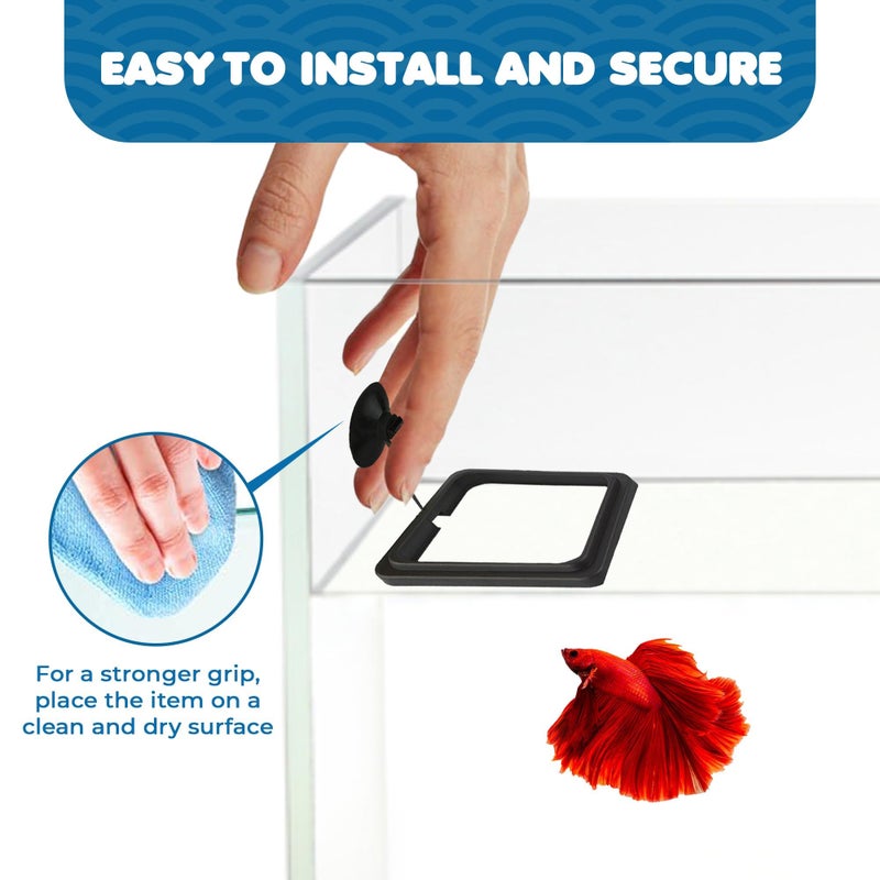 SunGrow Fish Food Feeding Ring, Stop Water Turbulence from Washing Food & Floating Plants into Filter, Suitable for Flakes & Floating Fish Pellets, for Goldfish, Guppy, Neon Tetra, Betta, 1 Piece - Image 5