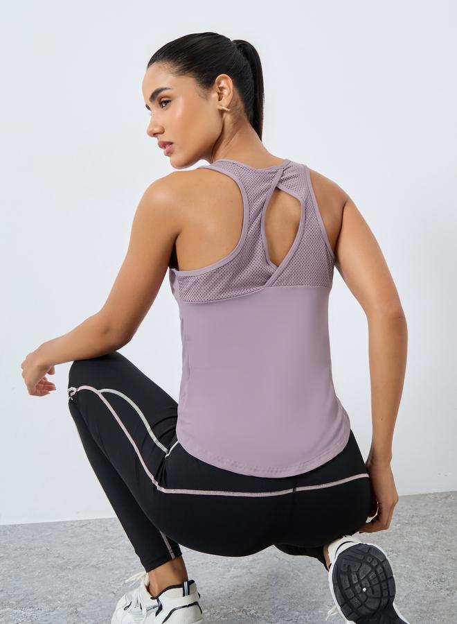 ستايلي اكتيف بلوزة كت بتفاصيل ريسرباك - Image 1