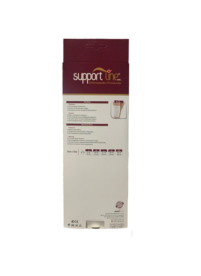 SupportLine Orthopedic Products Wool Knee Brace SL10 XXL: Superior Support for Enhanced Comfort and Stability  - Image 2