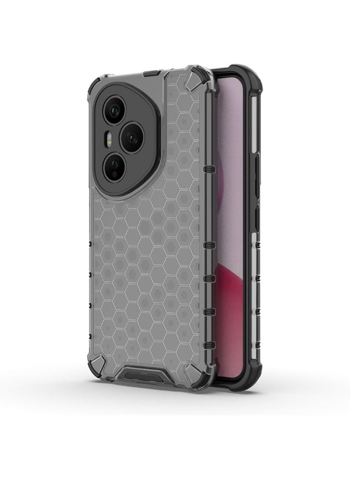 Sehai Protective Case for Honor 400 Pro 5G, Ultra Slim Soft Silicone Scratch-Resistant TPU Protective Case [Air Cushion Corner Drop Protection] Military Style Mobile Phone Case(Black)