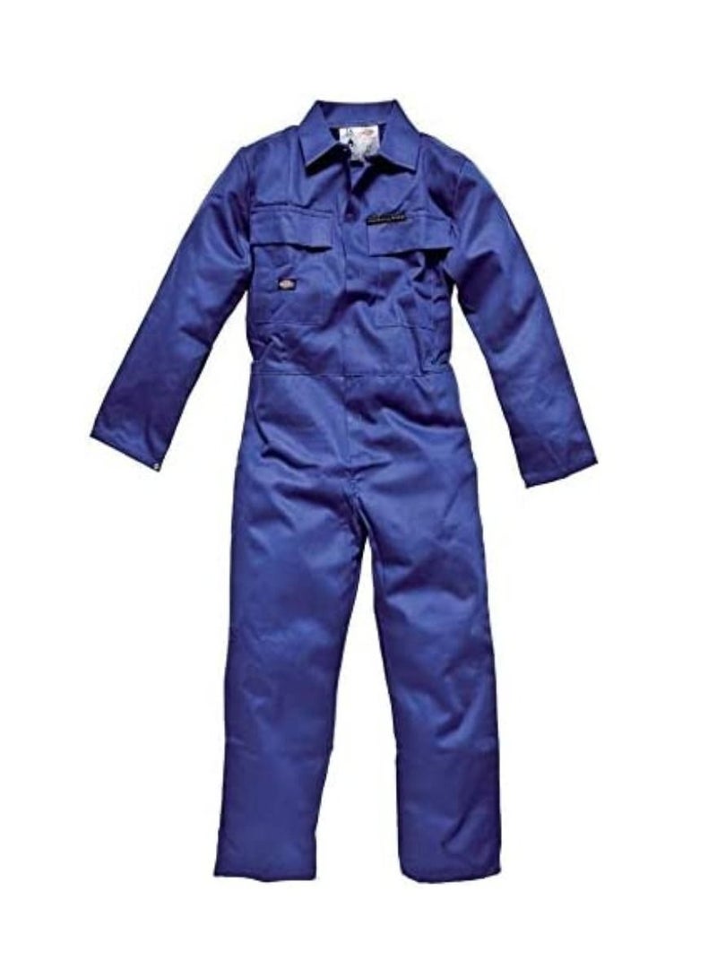 Coverall Full Cotton Petrol Blue 