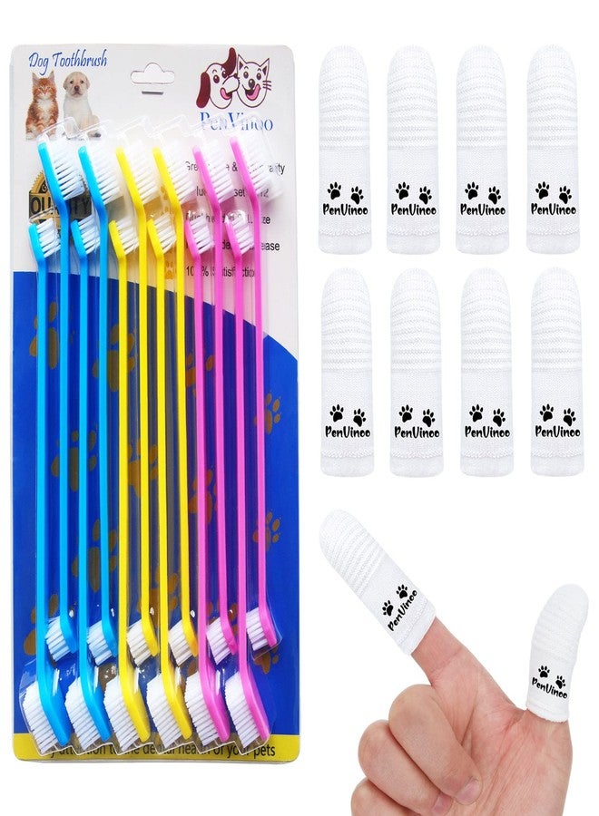 PenVinoo 20 PCS Pet Dog Soft Toothbrush - Finger Toothbrush for Small to Large Dogs - Image 1