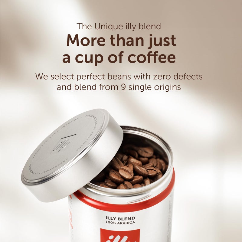 Illy Regular Coffee Beans, 250 Gram, Can, Vegetarian - Image 3