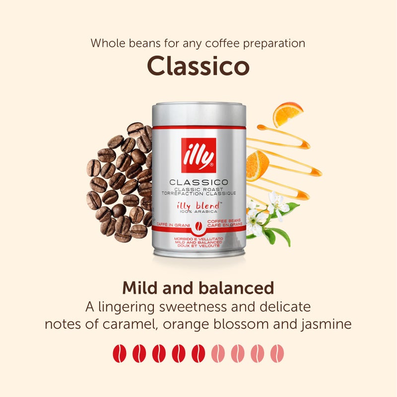 Illy Regular Coffee Beans, 250 Gram, Can, Vegetarian - Image 2